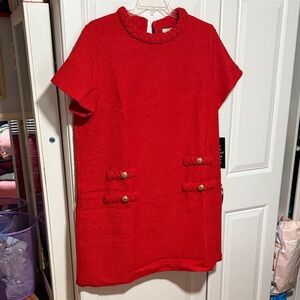 Tuckernuck Vibrant Red Kids Dress